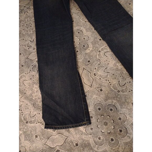 Women Junior Gap 1969 Straight Blue Jeans Waist 28 Inseam 29 Rise 9.5 - Picture 8 of 10